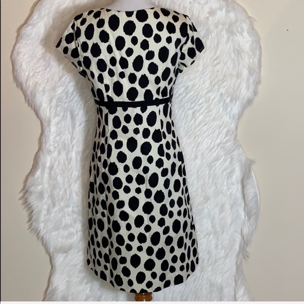 Boden Black & Cream Sheath Dress - Picture 4 of 6